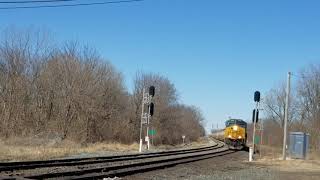 Csxt Grain Express, Southbound On The Co, Marion, Oh 3621