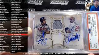 2021 Super Break "Super Duper" 5 Box Case Random Categories #1 ~ 5/6/21