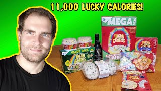 I ATE AS MUCH LUCKY CHARMS AS I COULD FOR ST. PATRICKS DAY