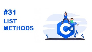 31 الدوال الخاصة بالقوائم في لغة السي شارب - List Methods in C Sharp