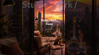 Sunset Study in Mexico City 🌇 | Mexican Lofi #Shorts