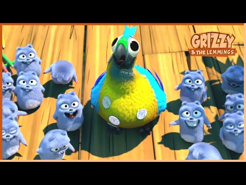 Musical Battle | Grizzy x The Lemmings Clip | Cartoon For Kids
