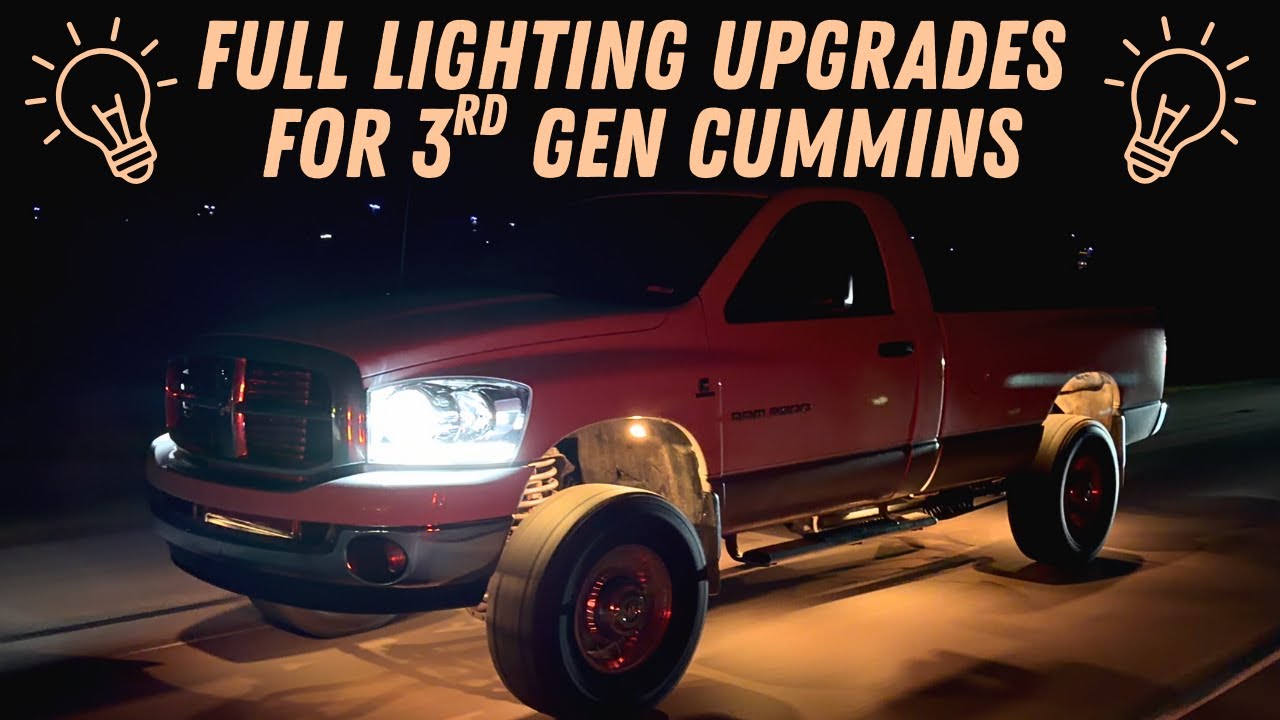 Полная модернизация освещения для Ram Cummins 3-го поколения (2003–2009 гг.)