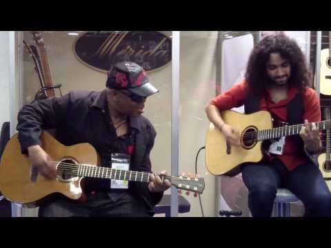 Hey Joe - Ricky Rouse @ Merida Guitars NAMM 2014 (Smooth Jazz Family)