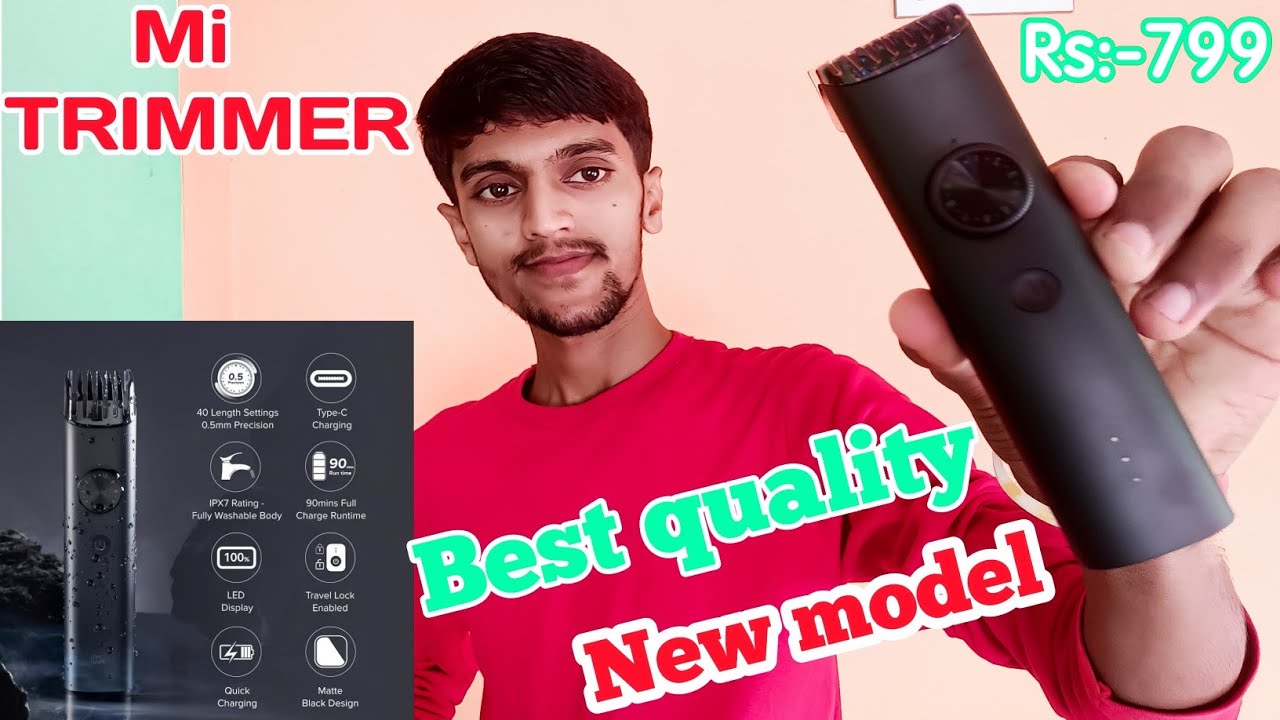 Mi XXQ02HM Trimmer 60 min Runtimevideounboxingtrimmer YouTube