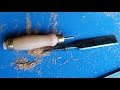 Как сделать ручку для стамески. Часть 1/2. How to make a chisel handle.