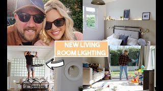 GET IT ALL DONE WITH ME, NEW LIVING ROOM LIGHTING AND AUTUMN DECOR