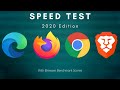 Edge Vs Chrome Vs Firefox Vs Brave Speed Test | 2020 Edition
