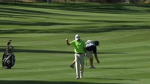 Jason Allred holes amazing eagle approach at Barra...