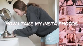 how i take my own instagram pics apps, equipment, etc. | day in my life vlog