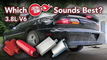 Comparing four Cherry Bomb® mufflers on my Chevy Camaro - Sound Test 3.8L V6
