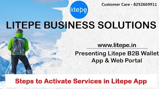 Steps to activate services in Litepe App. screenshot 4