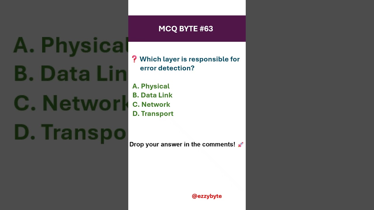 Most Confusing Networking MCQs Explained Simply #networking #mcqs #ezzybyte