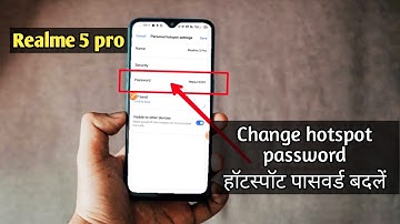 How to Set Hotspot Password in realme 5 pro me hotspot ka password kaise dekhe change karen