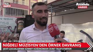 Niğdeli Müzisyenden Örnek Davranış