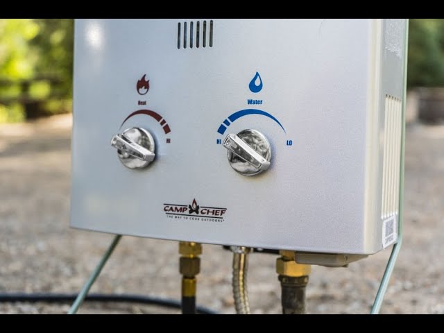 THE TRITON 5L PORTABLE WATER HEATER BY CAMP CHEF GETS A THUMBS UP - YouTube