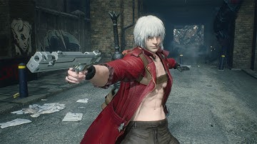 DMC5 PC MOD DMC3 Dante gameplay showcase