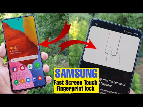 Fast Your Screen Touch U0026 Fingerprint Lock Every Samsung One Ui Smartphone Galaxy A51, A50, A31, A21s