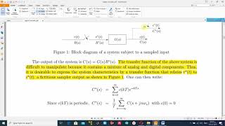 Pulse Transfer Function (part 1)