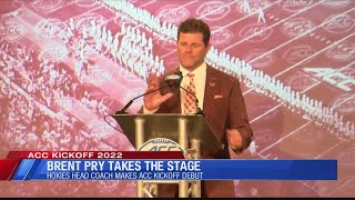Virginia Tech's Brent Pry takes the stage at ACC Kickoff