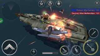 Gunship Battle: Helicopter 3D The Mothership Corsair aircraft screenshot 1