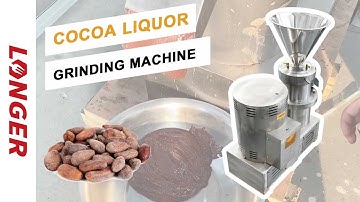 Cocoa Liquor Grinding Machine / Cocoa Mass Making Machine