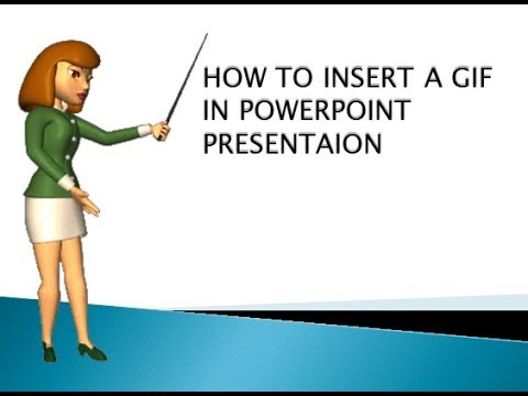 New Update HOW TO INSERT A GIF IN POWERPOINT PRESENTAION ( FRESENTER GIF FOR POWERPOINT)