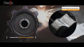 Laser cladding——The secret to “never wear out” gears#laser  #welding  #laserweldingmachine  #gear Profile