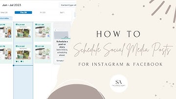 How to Schedule Instagram and Facebook Social Media Posts