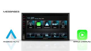 X-522 2 Din infotainer with Apple Carplay and Android Auto