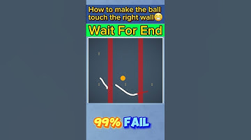How to make the ball touch to the right wall|#puzzle #youtubeshorts  #youtube  #puzzlegame #gaming