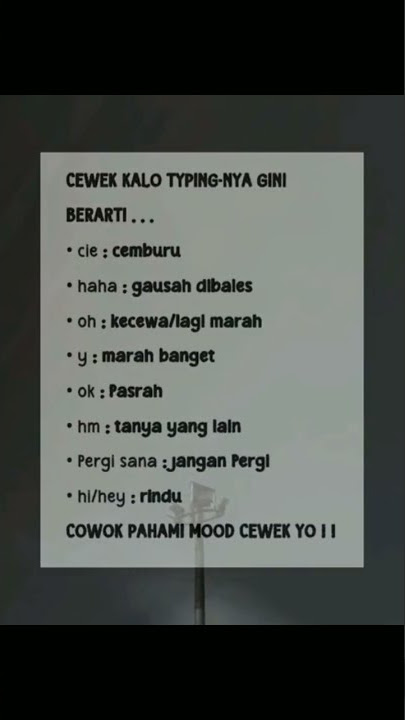 cowok paham mood cewek gak?