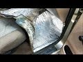 Applying thermo-acoustic insulation in your car (DEI Floor & Tunnel Shield II)