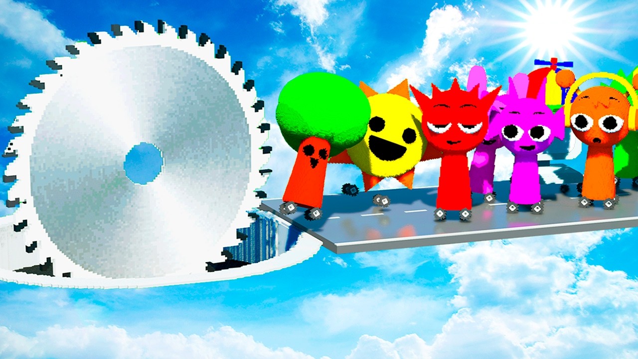 Incredibox SPRUNKI vs SAW BLADES in Teardown