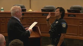 Galesburg Police Department promotes first female minority Sergeant
