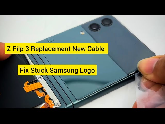 SAMSUNG - Chris Z Flip 3 Replacement New Cable Fix Stuck Samsung Logo - YouTube