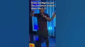 Thumbnail of Power and Might be unto The Lord forever and ever Amen. Rev7:12. #trending #worshipmusic #OSA #JESUS