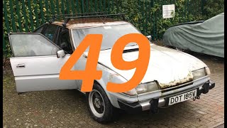 Dotty 1981 Rover SD1 Restoration - Video 49 Chopping out the floor in a freshly painted car eeeek