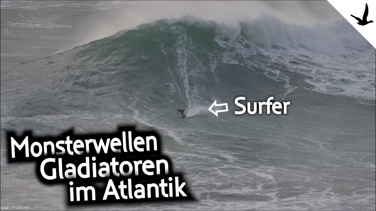Nazaré und seine Monsterwellen Surfer vor Portugal✅Reisebericht zu den Riesenwellen im Atlantik