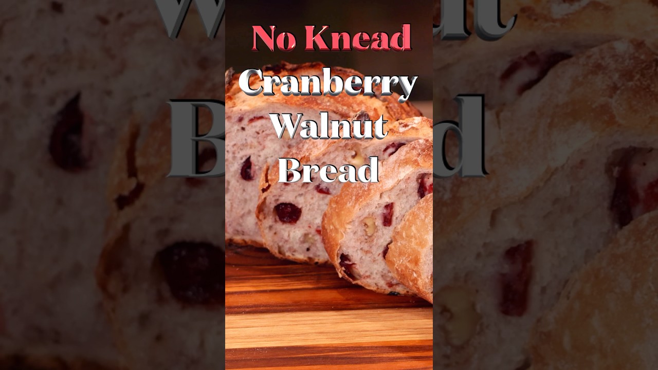 Delicious & Easy Cranberry Walnut Bread From Scratch | Homemade Happiness