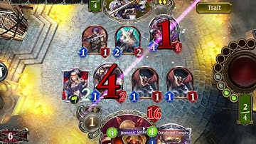 Shadowverse Aggro Blood vs Midrange Sword Rank AA3