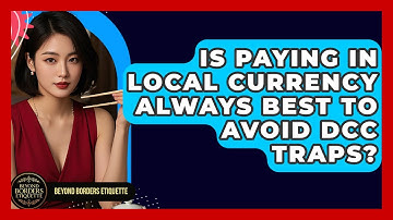 Is Paying In Local Currency Always Best To Avoid DCC Traps? - Beyond Borders Etiquette