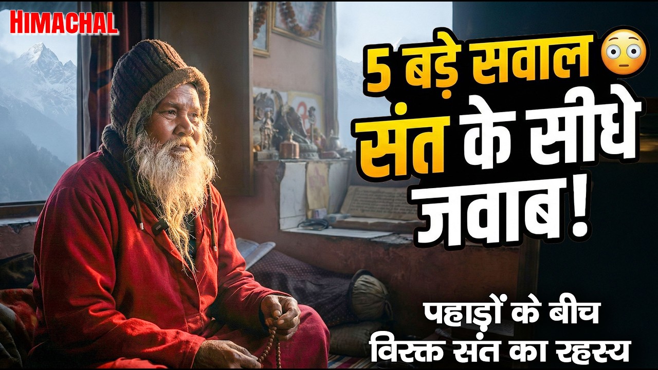 Himachal के पहाड़ों के बीच विरक्त संत का रहस्य | जड़ी-बूटियों की दिव्य महक और महादेव का रहस्य