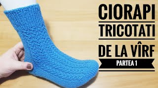 Advance Sticky evaluate Ciorapi tricotati de la virf. Modelul opturi ajurate. Partea 1. - YouTube