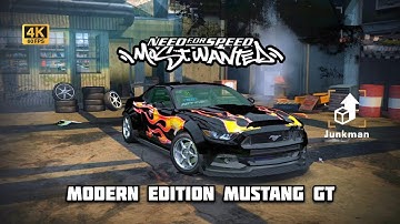 Modern Edition Mustang GT Fully Junkman Unlock  | NFS Most Wanted 2005 #nfsmostwanted #nfs