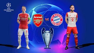 Arsenal vs Bayern Munich - UEFA Champions League 2023/2024 - Ft. Kane , Ødegaard , Jesus, Saka