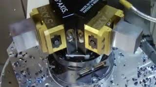Roughing on GROB CNC with 5th Axis Workholding