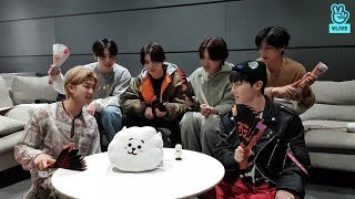 [مترجم للعربية] بث بانقتان BTS LIVE الجديد كامل مترجم عربي من دون جين BTS LIVE VLIVE 2022