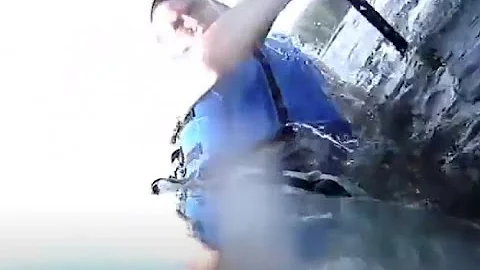 Kayak side roll practice