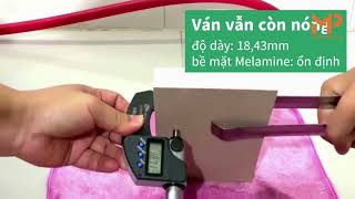THÍ NGHIỆM VÁN NHỰA PHỦ MELAMINE MỘC PHÁT